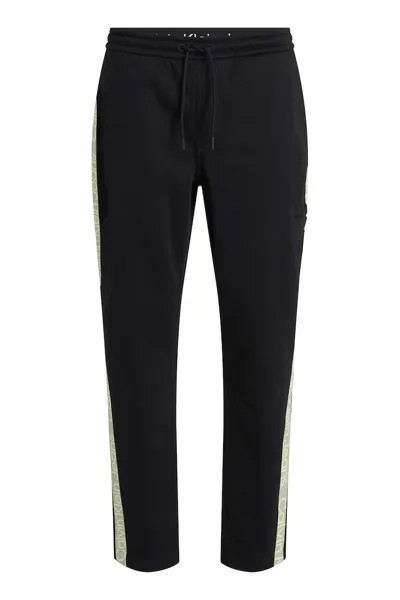Спортивные брюки с логотипом сбоку Calvin Klein Jeans, черный