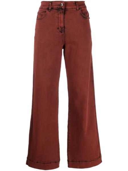 Patrizia Pepe джинсы bootcut Soft в двух тонах, красный