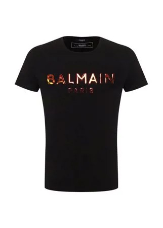 Хлопковая футболка Balmain