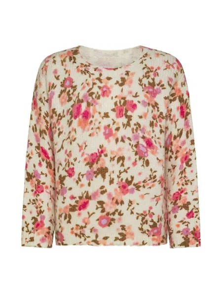 Пуловер с узором Koan Collection, розовый