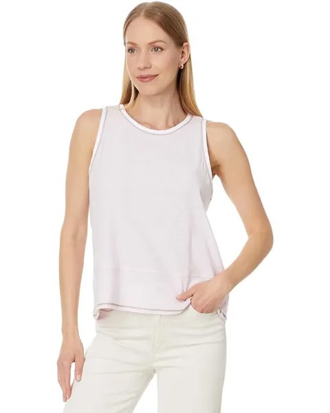 Майка Lilla P Contrast Color Crew Neck Tank, цвет Petal