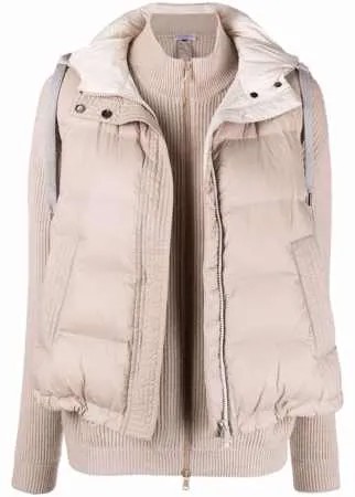 Brunello Cucinelli многослойное худи