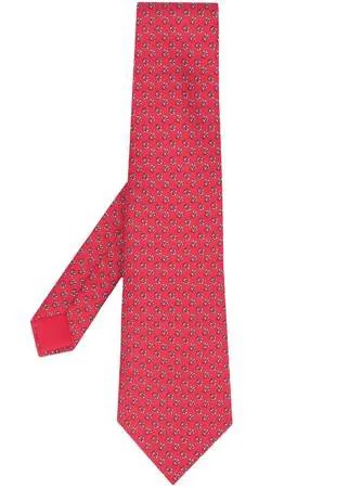 Hermès галстук 2010-х годов с принтом pre-owned