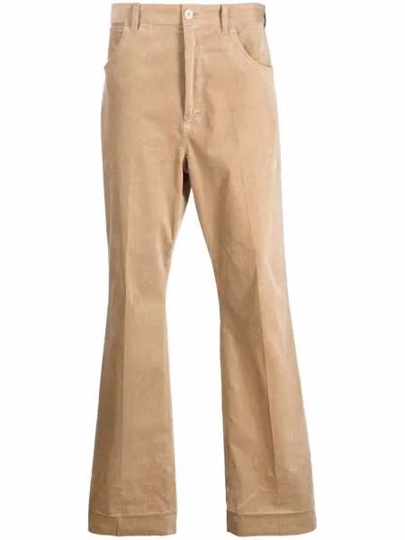 Acne Studios длинные расклешенные брюки