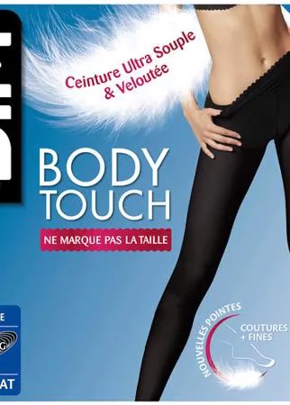 Колготки DIM Body Touch Opaque, 40 den, размер 3, nuit noire (синий)