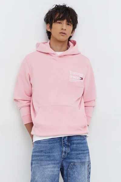 Фуфайка Tommy Jeans, розовый