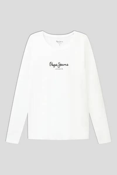 Лонгслив женский Pepe Jeans London PL505203 белый M