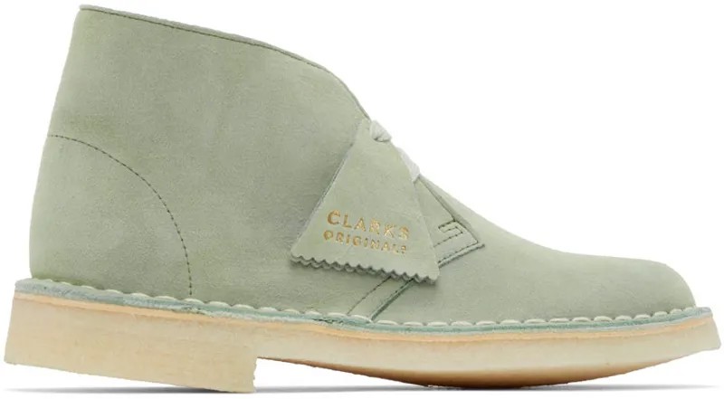 Зеленые ботинки пустыни Clarks Originals