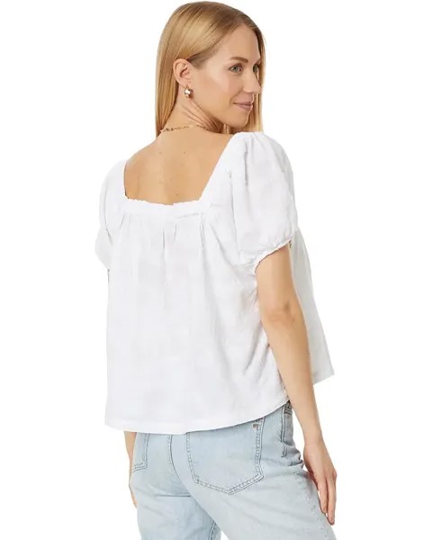 Блуза Splendid Nicki Jacquard Blouse, белый