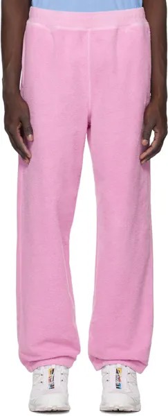 Розовые спортивные штаны наизнанку Stüssy