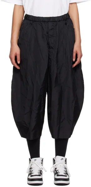 Черные укороченные брюки Comme Des Garcons
