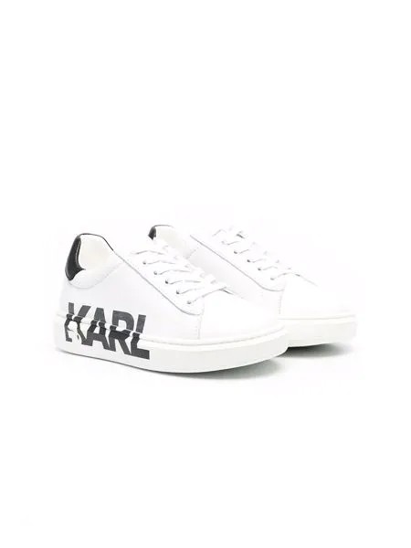 Karl Lagerfeld Kids кроссовки с логотипом