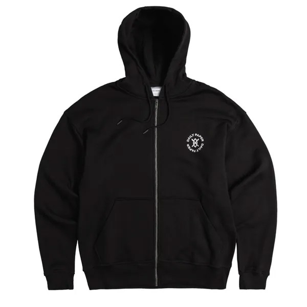 Толстовка Ezar Zip Hoodie Daily Paper, черный