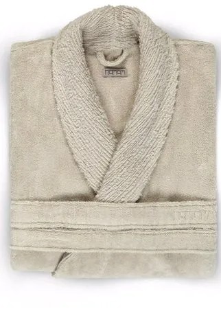 Махровый халат Hamam, GALATA OGRANIC Contrast, L/XL, 48-52, слоновая кость