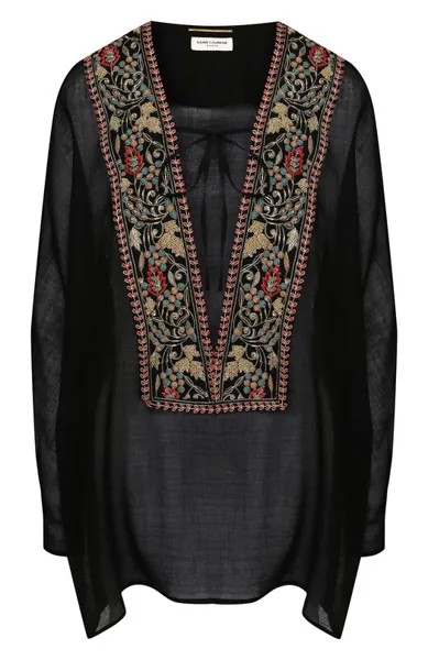 Шерстяная блузка Saint Laurent