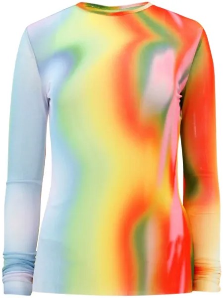 Monse топ Rainbow Heatwave, синий