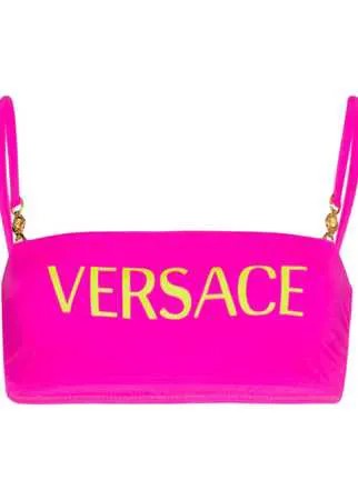 Versace лиф бикини с логотипом