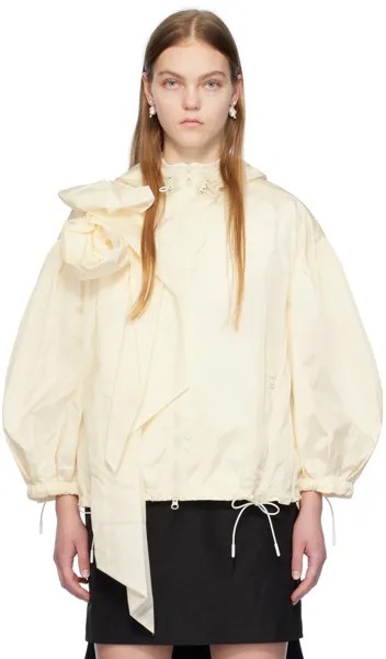 Кремового цвета Прессованная куртка Simone Rocha