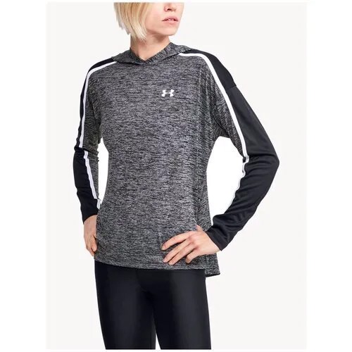 Лонгслив Under Armour Twist Graphic Hoodie размер XL, black / white - 001