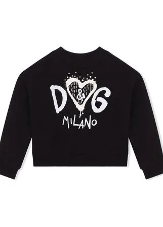 Dolce & Gabbana Kids толстовка с логотипом