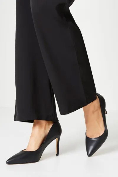 Туфли-лодочки широкого кроя с острым носком Dorothy Perkins, черный