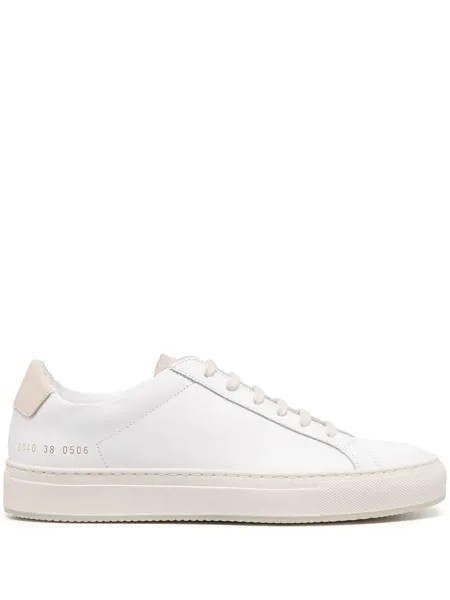 Common Projects кеды на шнуровке со вставками