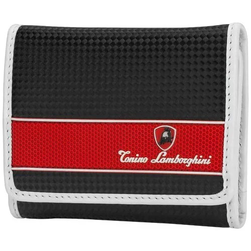 Кошелек Tonino Lamborghini TL30.554-01, фактура тиснение, черный
