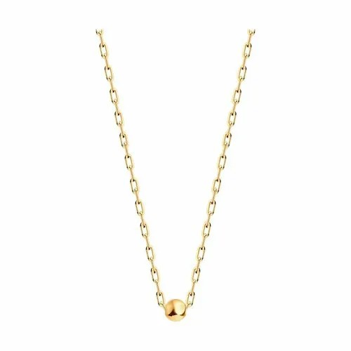 Колье Diamant, красное золото, 375 проба, длина 42 см.