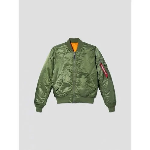 Бомбер ALPHA INDUSTRIES, размер S, зеленый