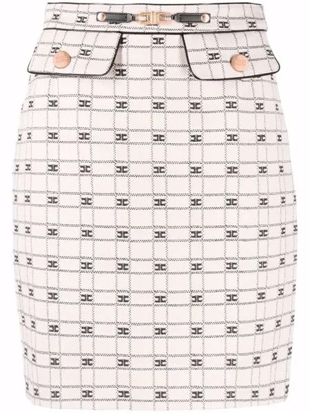 Elisabetta Franchi рубашка с монограммой