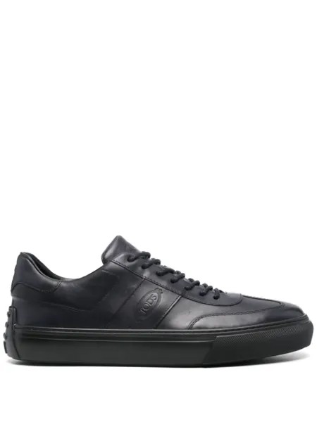 Tod's кроссовки с тисненым логотипом, синий
