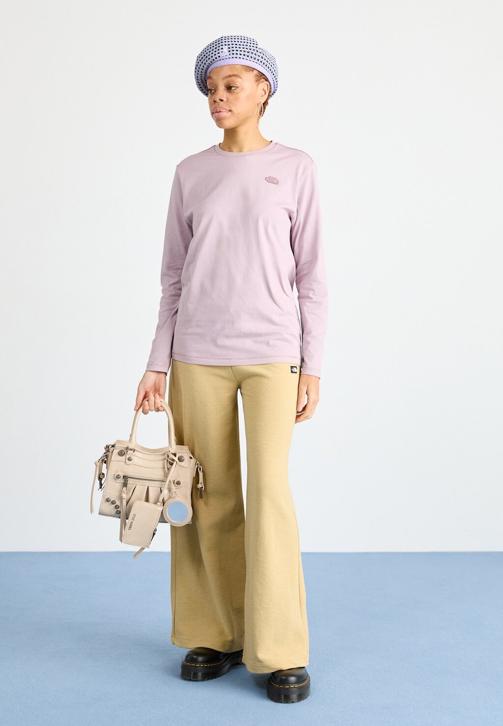 Рубашка с длинным рукавом NATURAL DYE TEE The North Face, фиолетовый