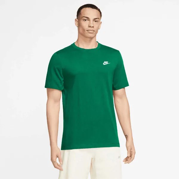 Футболка NSW CLUB T-SHIRT Nike, цвет Schwarz/Weiß