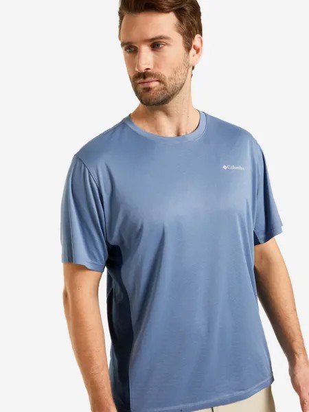 Футболка мужская Columbia M Zero Ice Cirro-Cool SS Shirt, Синий