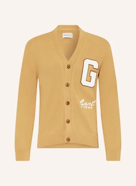 Кардиган GANT, хаки