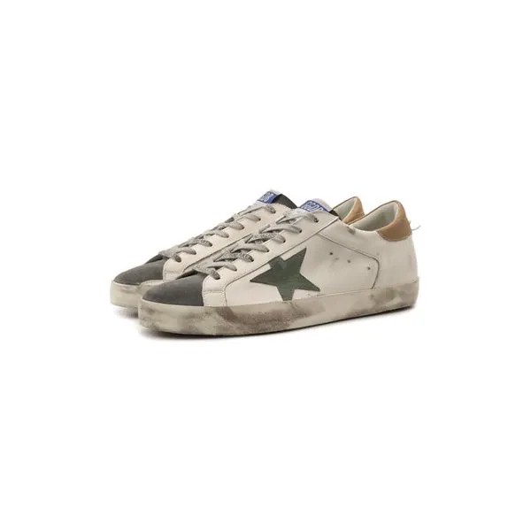 Комбинированные кеды Superstar Golden Goose Deluxe Brand