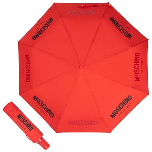 Зонт MOSCHINO, красный