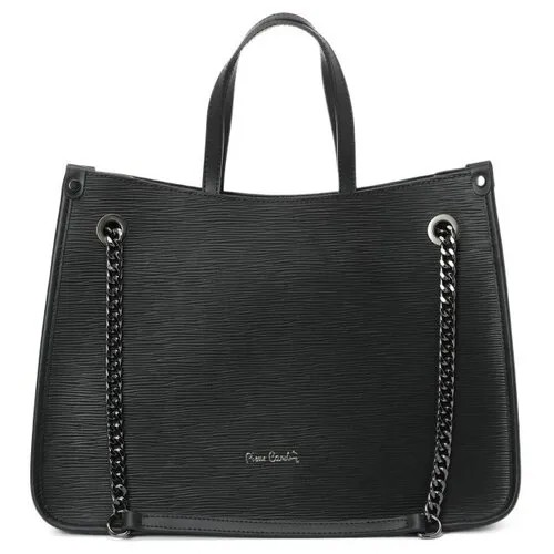Сумка тоут Pierre Cardin, чёрный