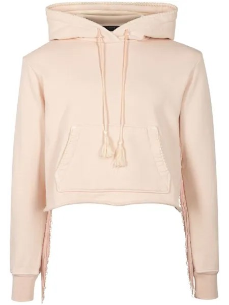 AMIRI худи Beige с бахромой, нейтральный цвет