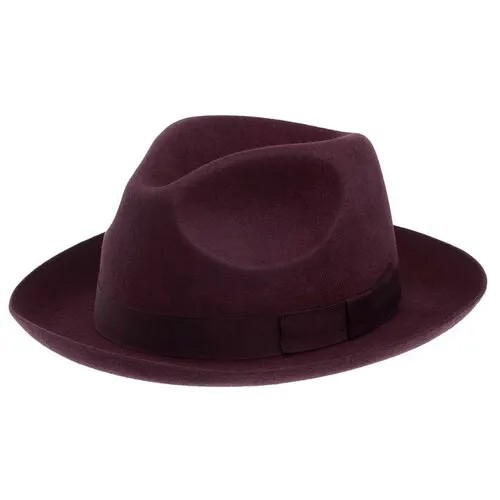 Шляпа Christys, размер 61, бордовый