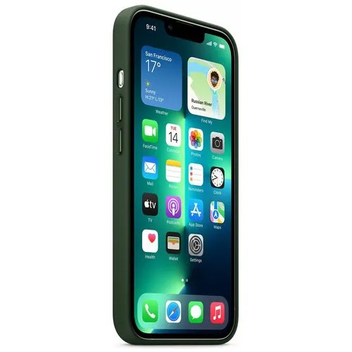 Apple iPhone 13 Pro Max Leather Case with MagSafe Sequoia Green