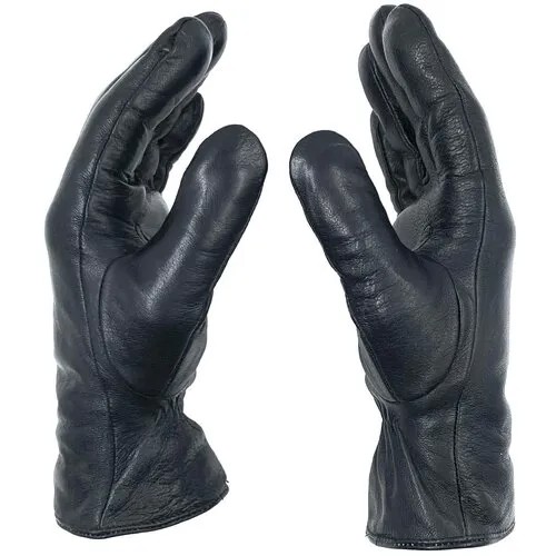 Кожаные перчатки / Черные / Мужские