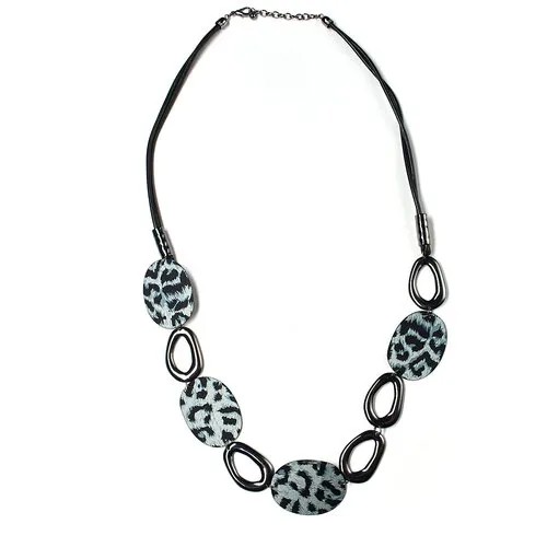 Колье Moon Paris, Loriane, вставки, овалы, ML-1903-014 черный