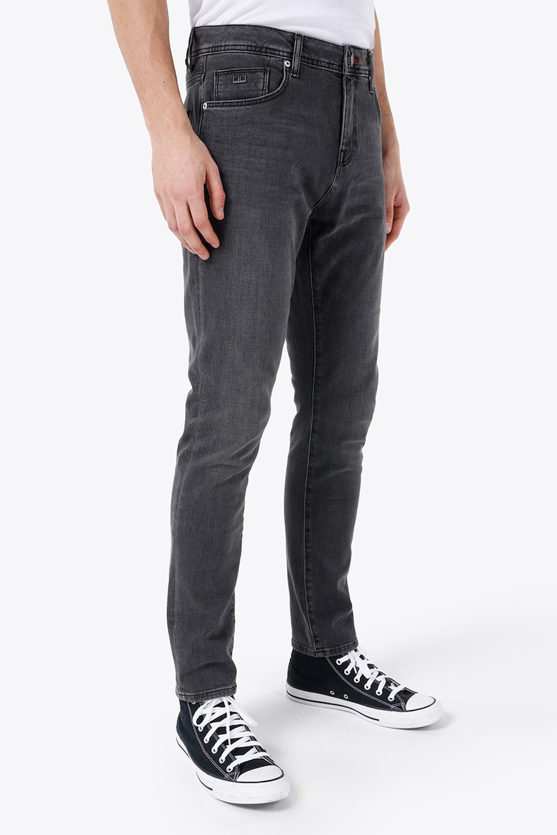 Прямые джинсы со средней посадкой на талии Colin'S, серый