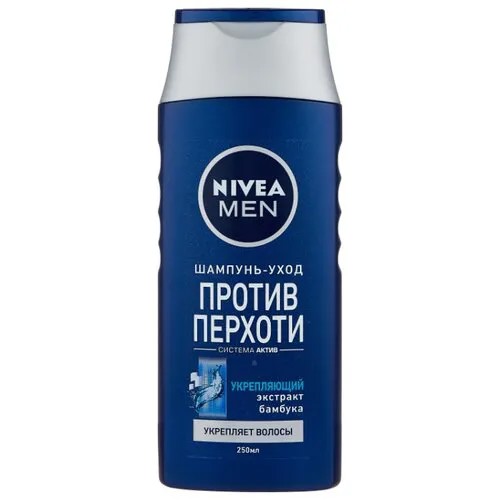 Nivea шампунь Men Против перхоти Укрепляющий с экстрактом бамбука 250 мл