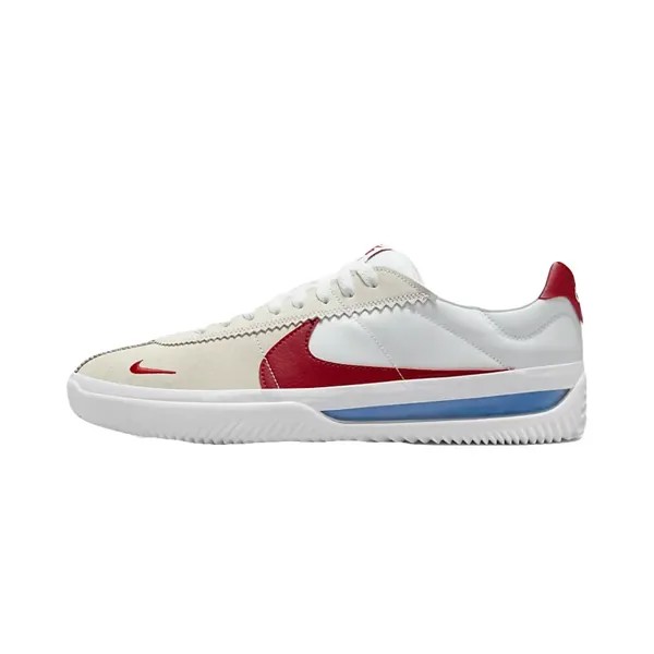 Скейтерские кеды Nike BRSB, красный/белый
