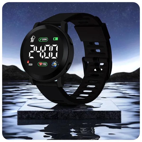 Модный унисекс водонепроницаемый для мужчин и женщин календарь светодиодные электронные браслеты новый астронавт наручные часы цифровые часы спорт