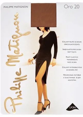 Колготки Philippe Matignon Oro, 20 den, размер 3-M, cognac (коричневый)
