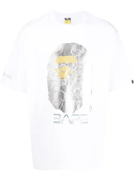 A BATHING APE® футболка с принтом Ape Head