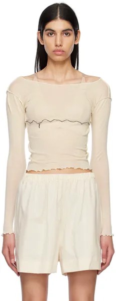 Футболка с длинным рукавом Off-White Tabbys Star Baserange